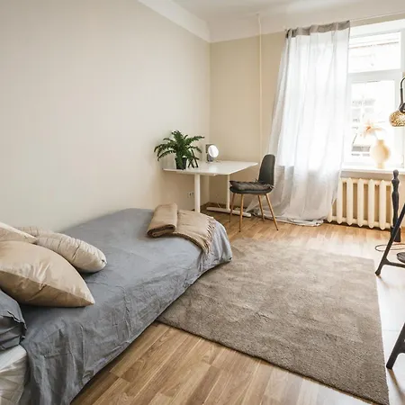 Spacious 7-Bedroom Apartment For Groups - Valdemara Street Dzīvoklis